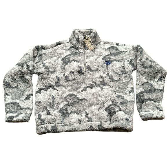 New York Giants Tailgate Camo Sherpa 1/4 Zip Size XS - Picture 1 of 4